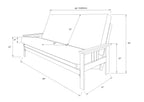 Kodiak Furniture Monterey Butternut Queen-Size Storage Futon And Brown Mattress