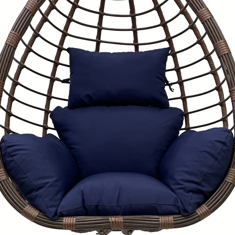 Coginqus Egg Chair Cushion Waterproof Outdoor/Indoor-Thicken Hanging Basket Swing Cushion,Hanging Egg Chair Cushion Replacement