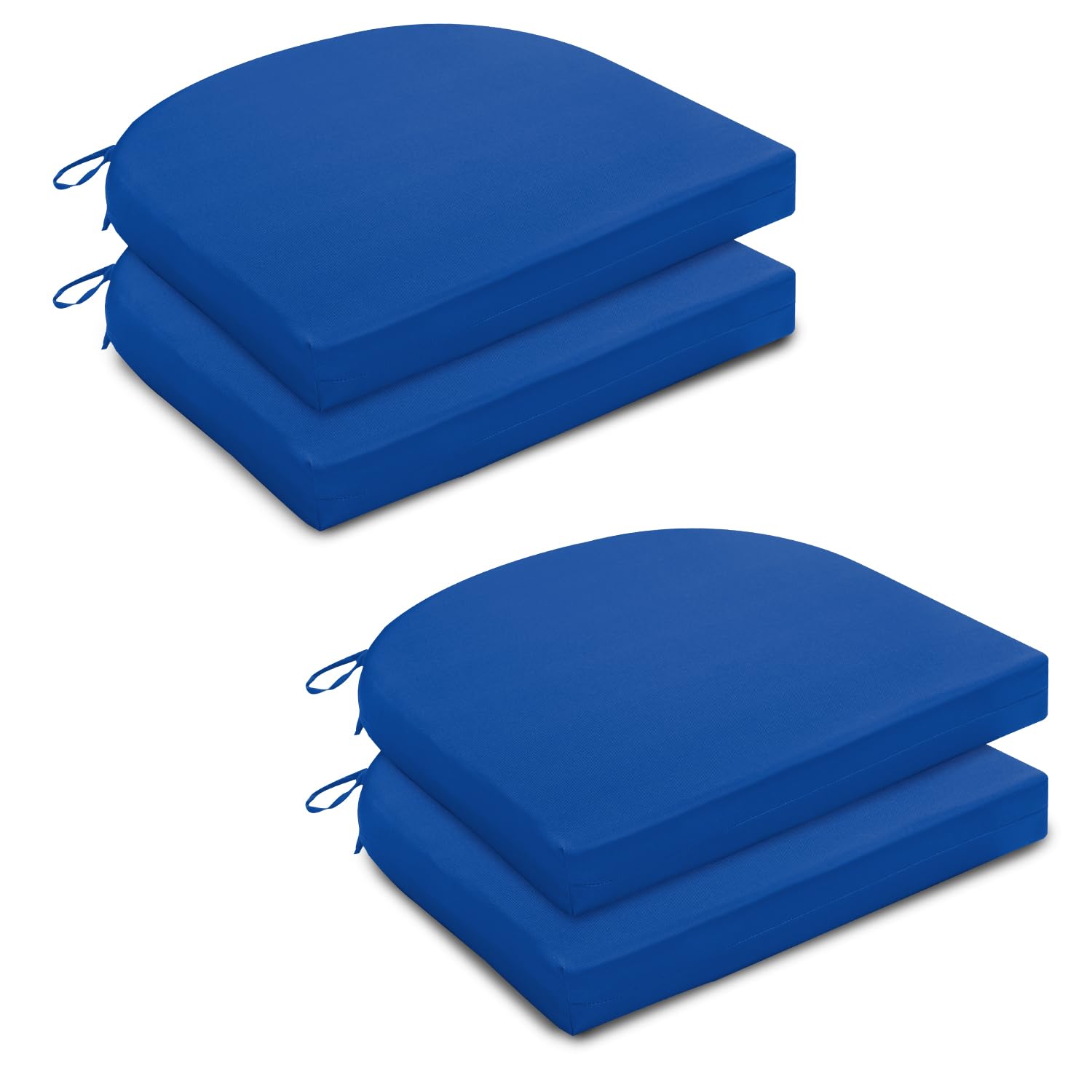 Harborest Outdoor Chair Cushions Set Of 4 - Round Corner Waterproof Outdoor Cushions For Patio Furniture - Patio Furniture Cushi