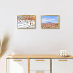 Golden State Art, A4 Aluminum Gold Picture Frame With Acrylic Front, Swivel Tabs, Sawtooth Hangers, Spring Clips, Metal Wall Pos