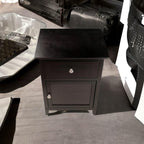 Ergode Wood Eugene Accent Table - Stylish, Functional, Espresso Finish, Storage