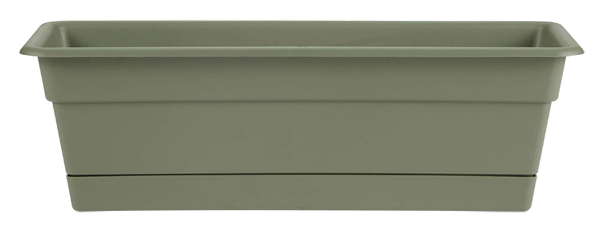 Bloem Dcbt36-42 Series Saturn Planter With Saucer, 12', Chocolate (Sp1245), 36', Living Green