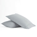Simply Soft 2 Piece Ultra Soft Pillow Case Set, Standard, Light Gray