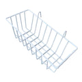 MERISHOPP Metal Wire Hanging Storage Basket Wall Storage and Display for Pantry Shower White