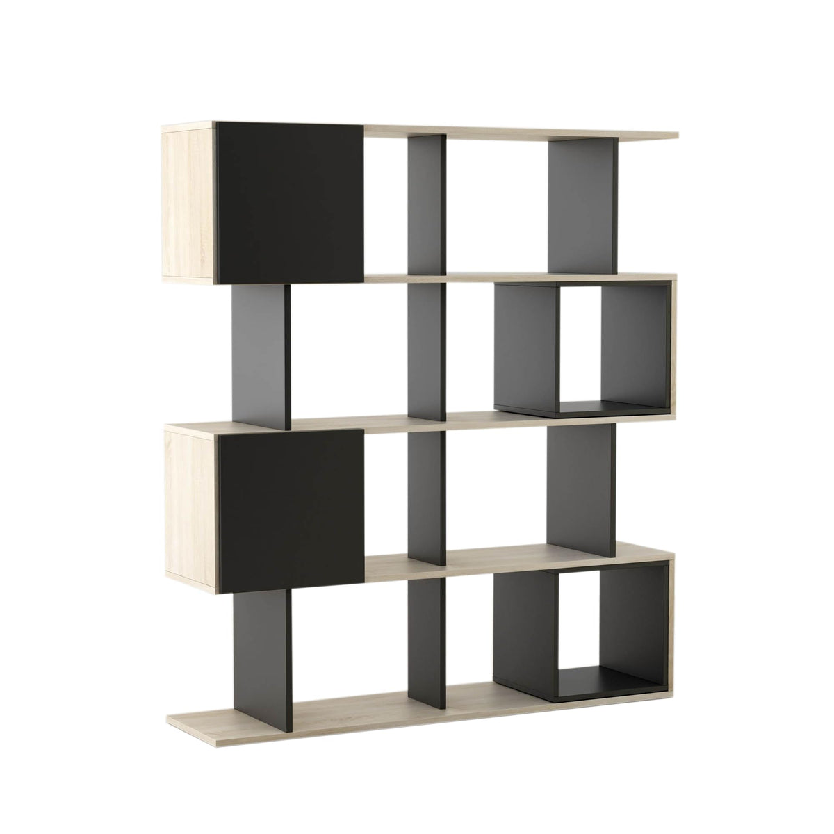 Anderson Teak Alliance Geometric Bookcase