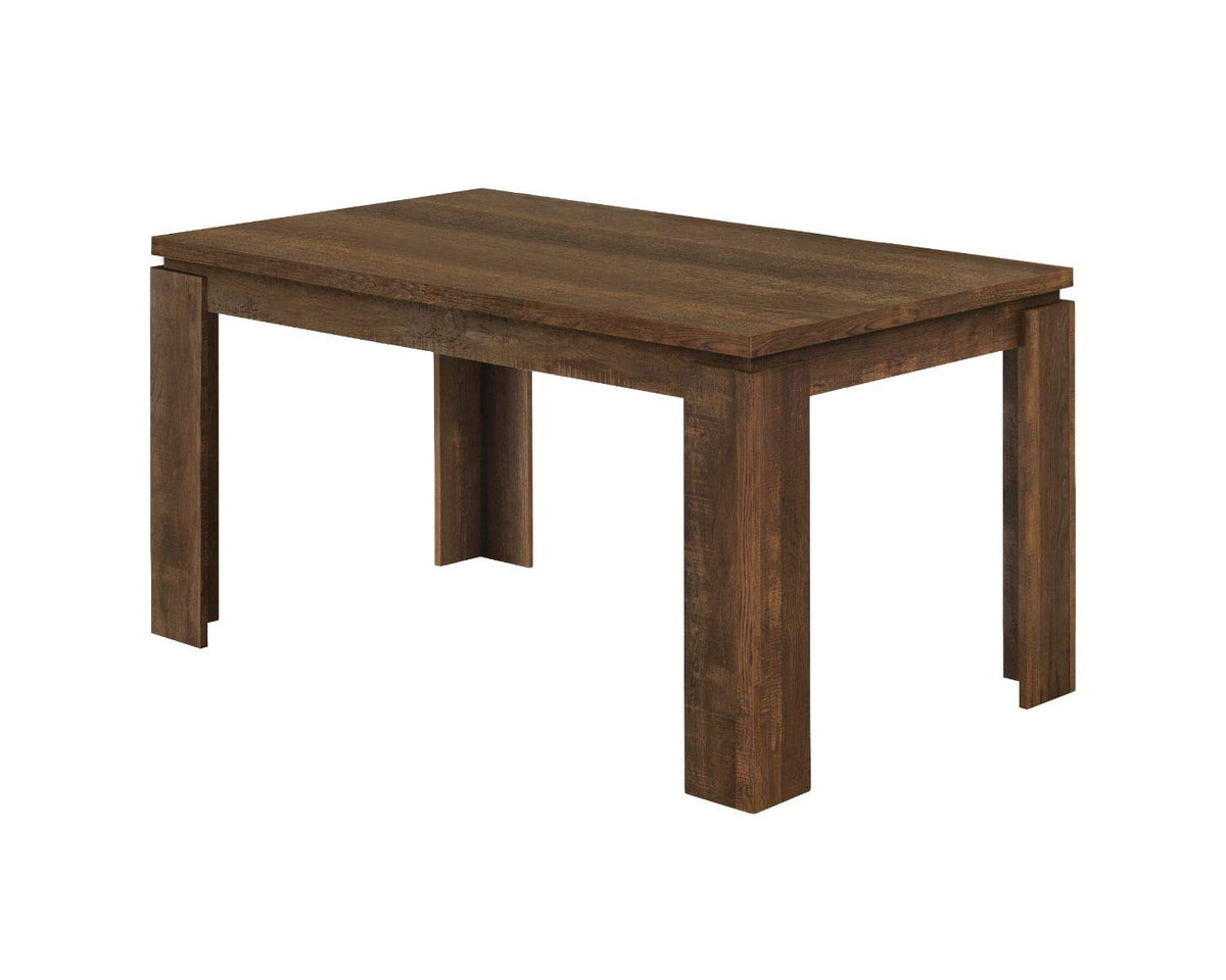 Monarch Specialties 36'X 60' / BROWN RECLAIMED WOOD-LOOK Dining Table