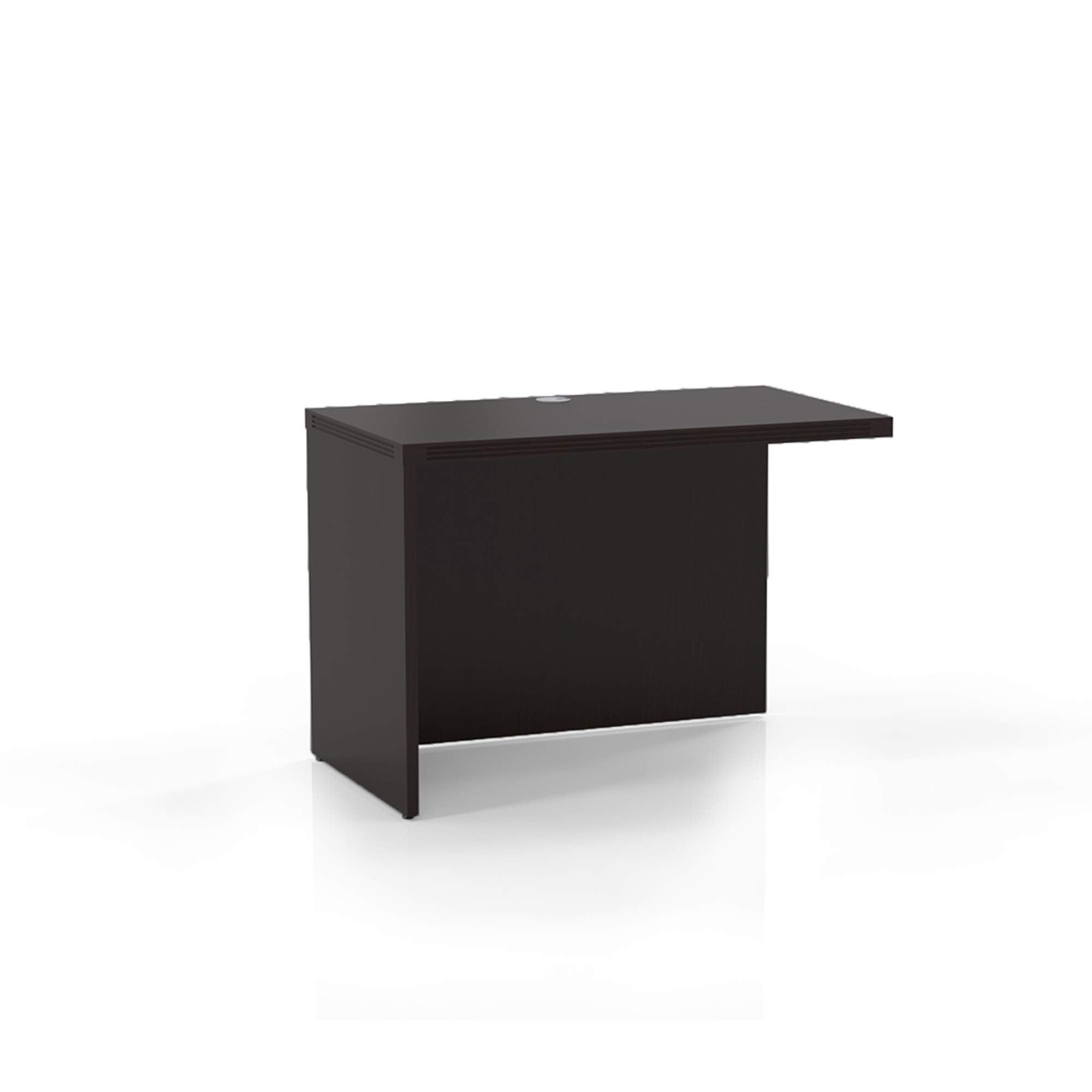 Mayline AR4224LDC Aberdeen Return 42"W x 24"D for Use with Credenza, Desk or Extended Corner Desk, Sold Separately, Mocha Tf