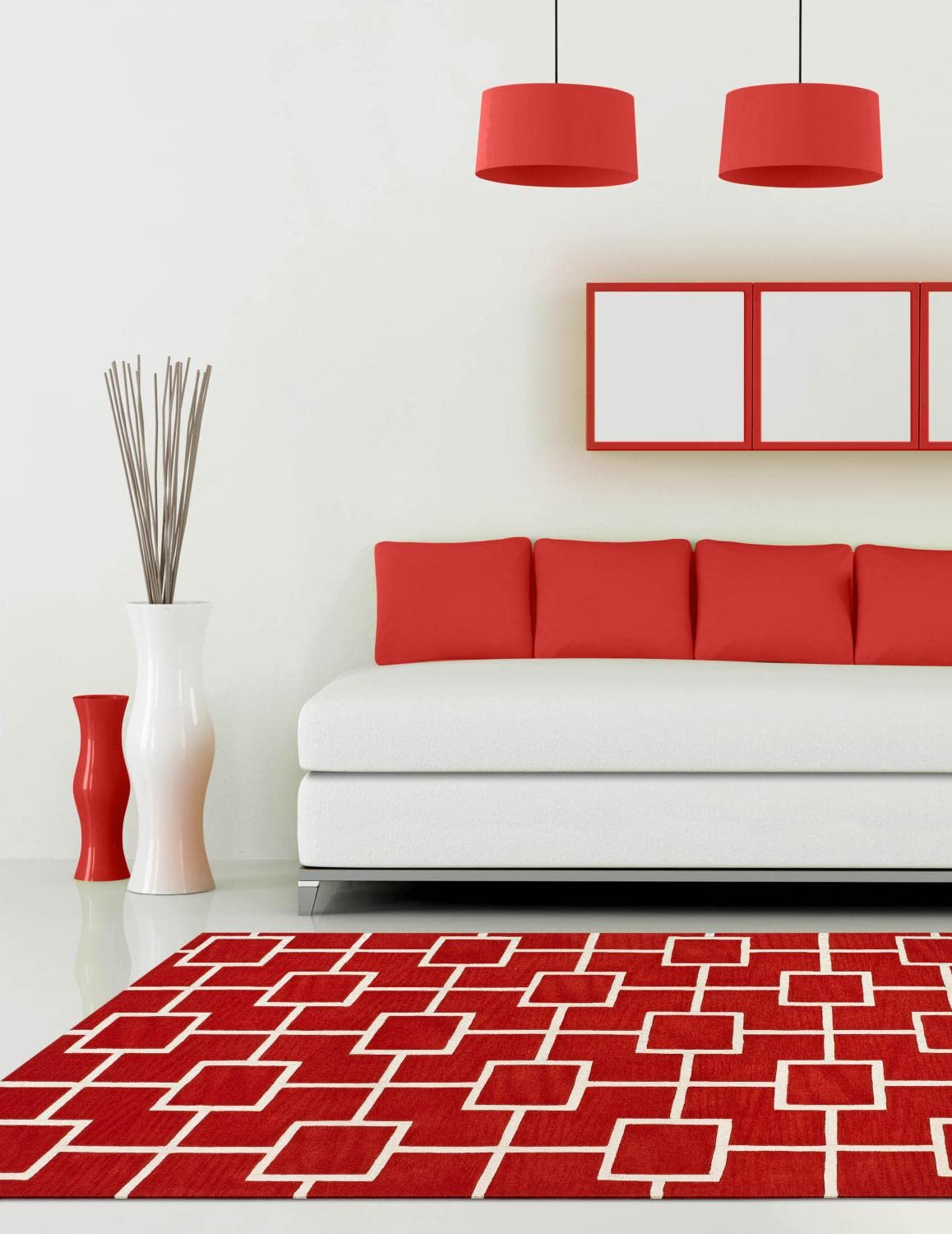 Dalyn Rugs Infinity If 4 Area Rug, 9-Feet By 13-Feet, Lava