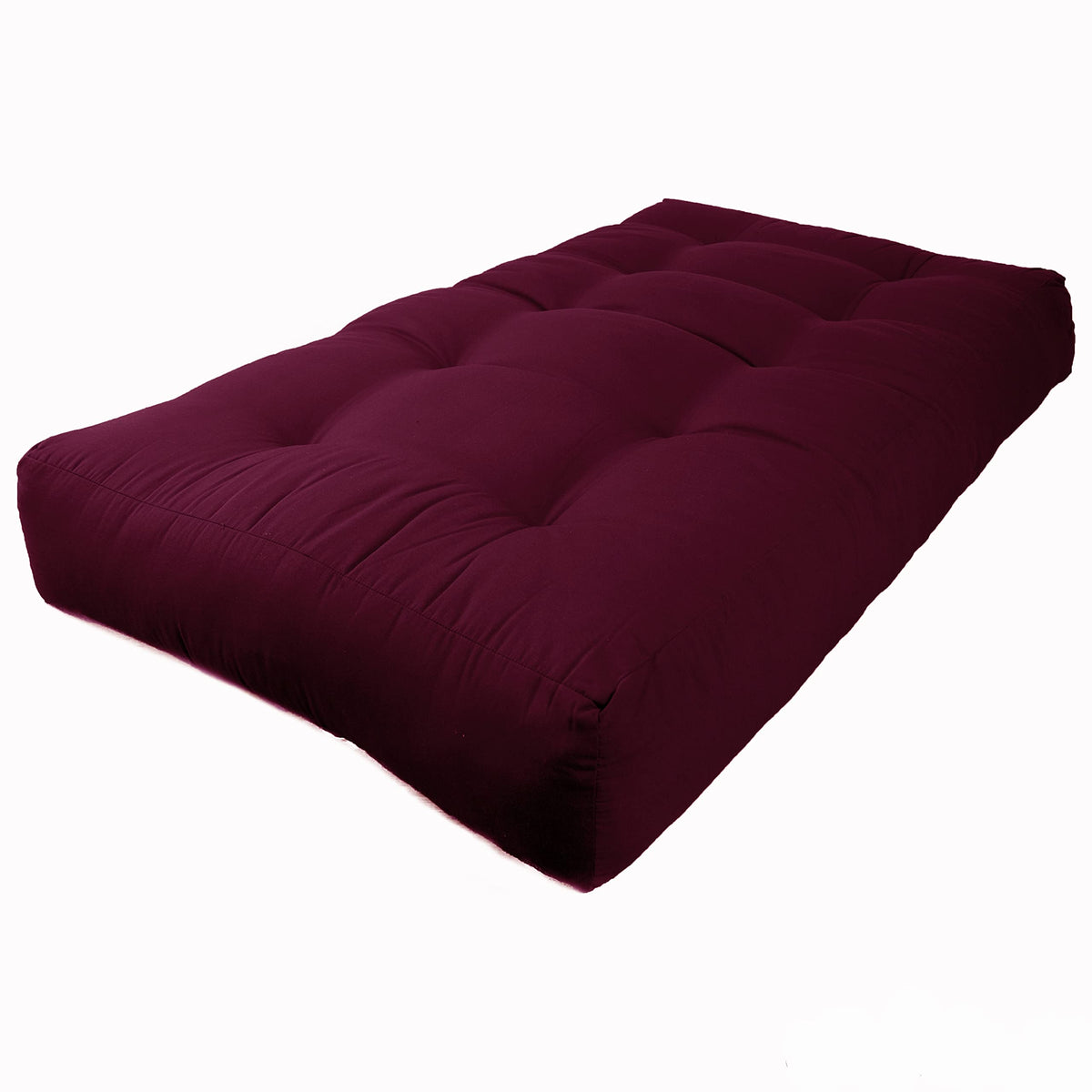 Blazing Needles Renewal 10&quot; Twill Futon Mattress, Twin, Burgundy