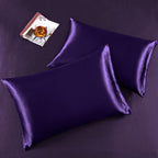 Horbaunal 6 Piece Satin Sheet Set King Size Luxury Silky & Soft Purple Satin King Bed Sheet Set With 16'' Deep Pocket, 1 Fitted