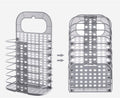 Divik Laundry Basket, Laundry Hamper, Clothes Storage Basket Collapsible Storage Hamper, Laundry Hamper, Dirty Clothes Hamper To