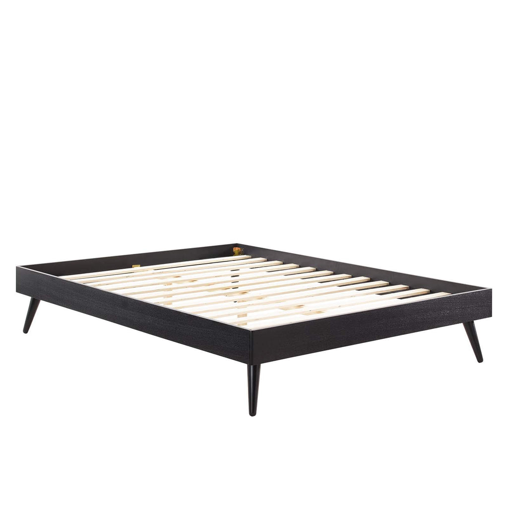 Modway Margo King Wood Platform Bed Frame In Black