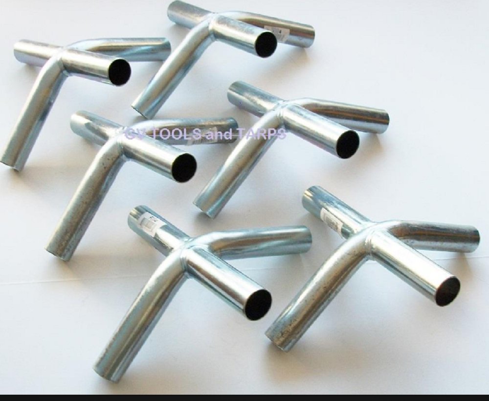 6Pc 3/4' 4 Way High Peak Edge Or Top Center Canopy Fitting No Eyebolts (Fa4) - Fits 3/4' Emt Pipe That Has An Outer Diameter O