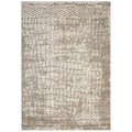 Rizzy Home Alora Decor Venice 3'11" X 5'6" Abstract Beige/Brown/Ivory Power-Loomed Area Rug