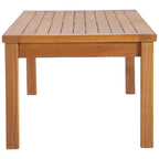 Modway Eei-4122-Nat Upland Patio Teak Wood Coffee Table, Natural