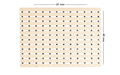 CASANEST PVC Shower Mat,Size=45 cms x 61 cms,Non Slip Bath Mat, Color =Beige