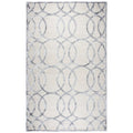 Rizzy Home Alora Decor Madison 3' X 5' Geometric Cream/Dk.Gray Hand-Tufted Area Rug