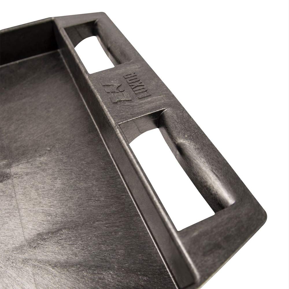 Luxor&quot;24&quot;&quot; x 18&quot;&quot; Plastic Utility Tub Cart- Three Shelf- Black&quot; -SEC111-B