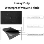 Rosielily Outdoor Chair Covers, Patio Chair Covers Waterproof, 600D Heavy Duty Stackable Patio Furniture Covers, Standard- 1 Pack, Black