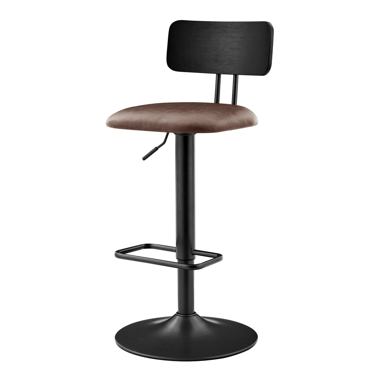 Npd Furniture And More Judith Pu Gaslift Bar Stool, (Set Of 2)