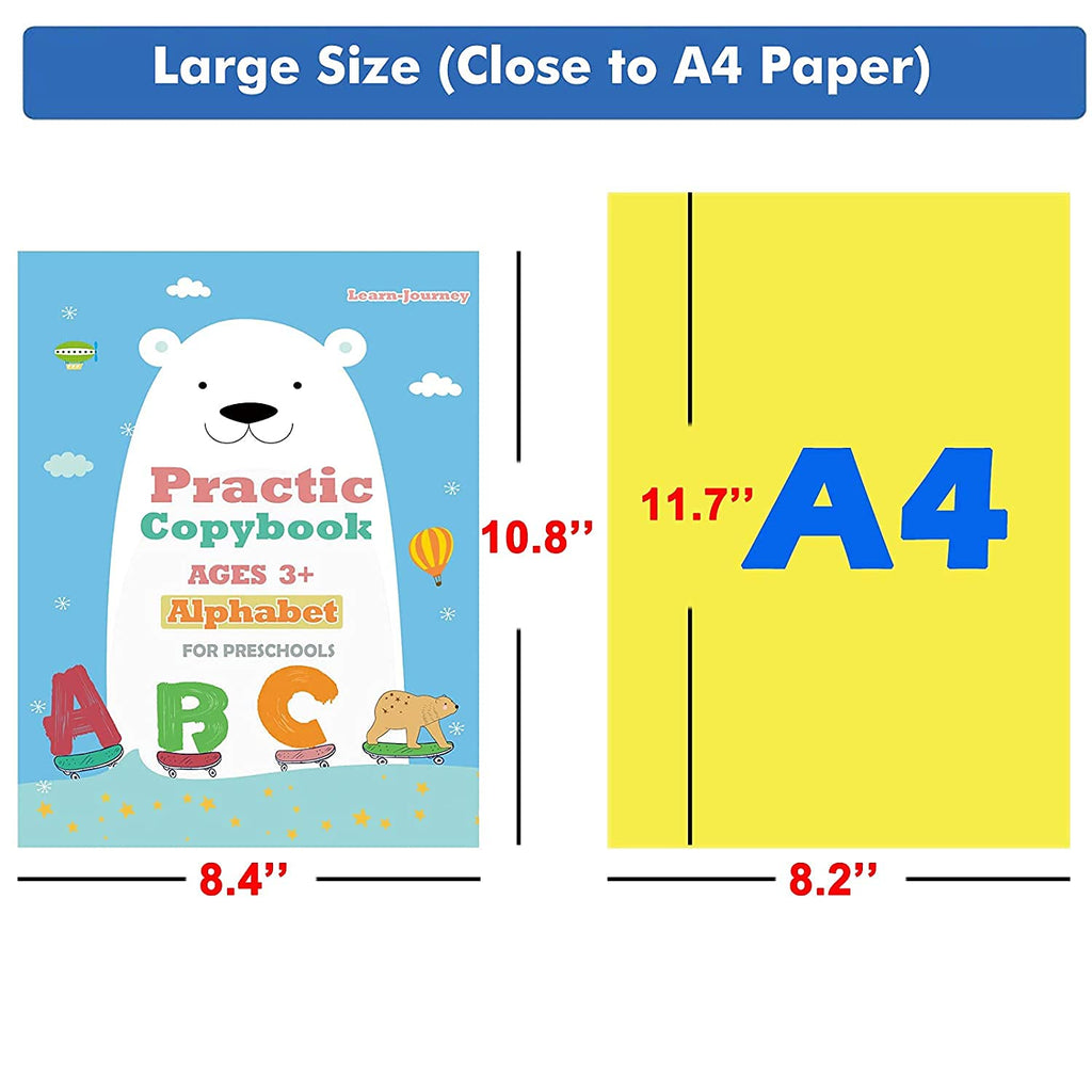 Upgraded Large Size Magic Practice Copybook For Kids, Reusable Writing Practice Book For Kids, Reusable Copybook Preschool For K