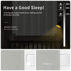 Easy-Going Blackout Curtains For Bedroom, Solid Thermal Insulated Grommet And Noise Reduction Window Drapes, Room Darkening Curtains For Living Room, 2 Panels (42X36 In, Greyish White)