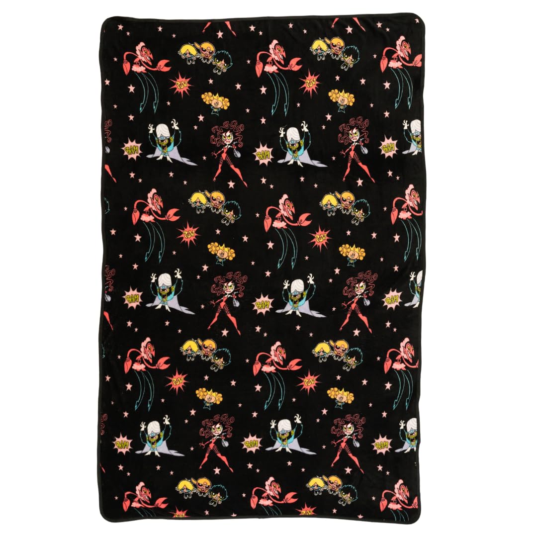 Franco Collectibles The Powerpuff Girls Bedding Super Soft Plush Blanket, 62 in x 90 in, (Officially Licensed Product)