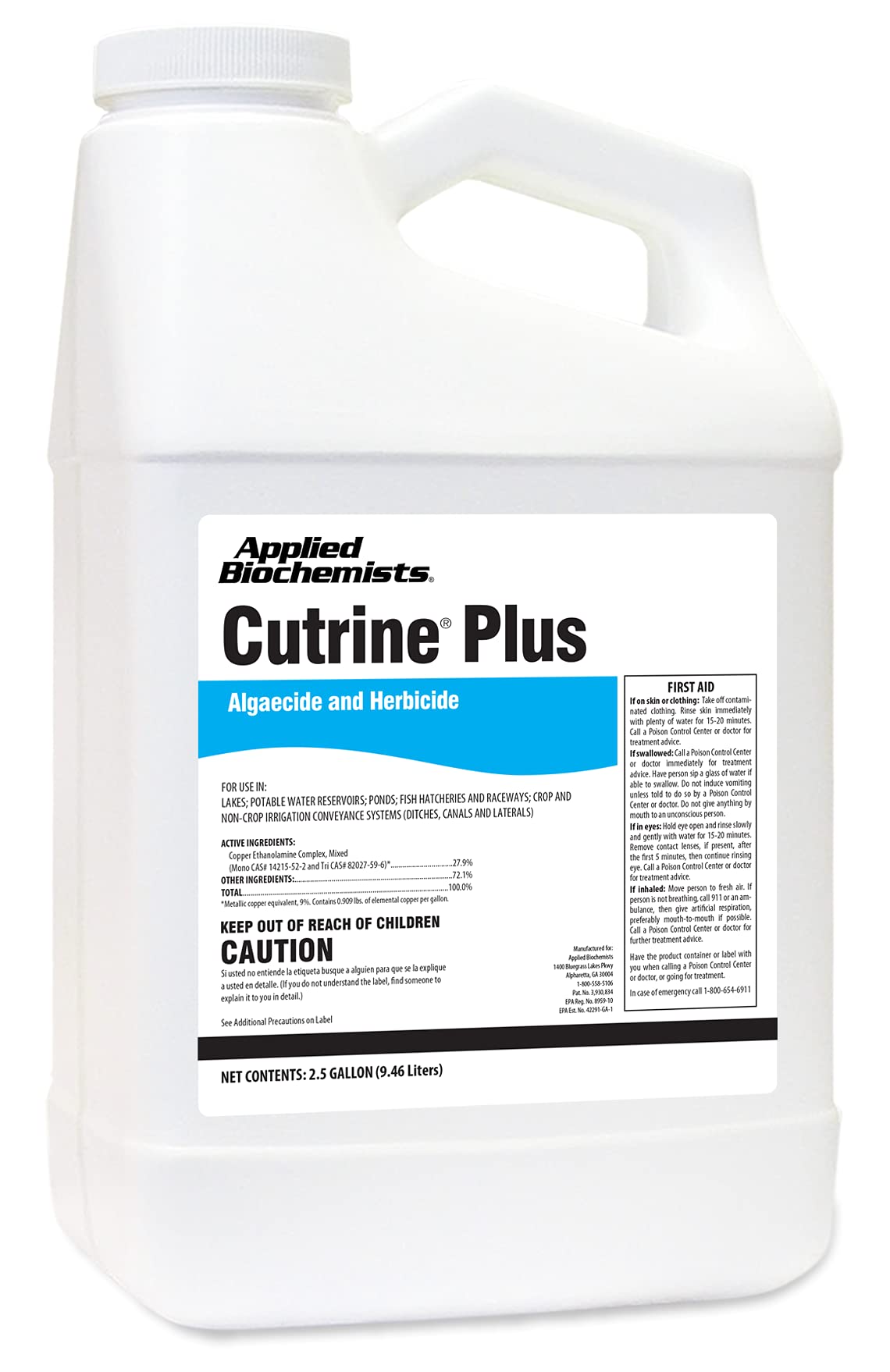 Cutrine-Plus Aquatic Algaecide 2.5 Gal