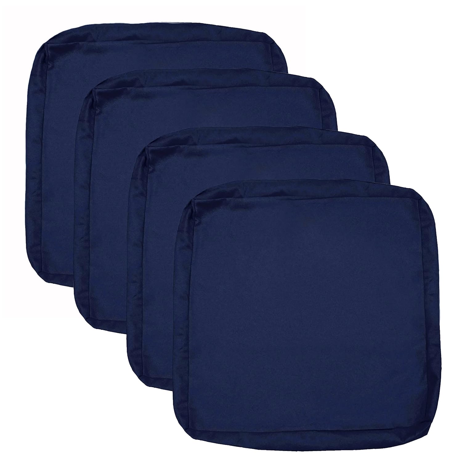 Sqodok Patio Cushion Covers 25X25 Waterproof Outdoor Cushion Covers For Patio Furniture, 4Pack Patio Seat Cushion Slicovers Repl