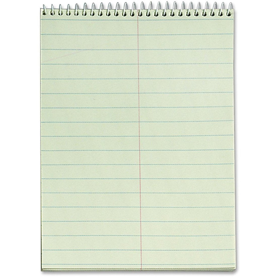 Tops 811048 Steno Pad 6-Inch X 9-Inch Gregg Ruled Green Tint 60 Sheets/Pad (Top 8001)