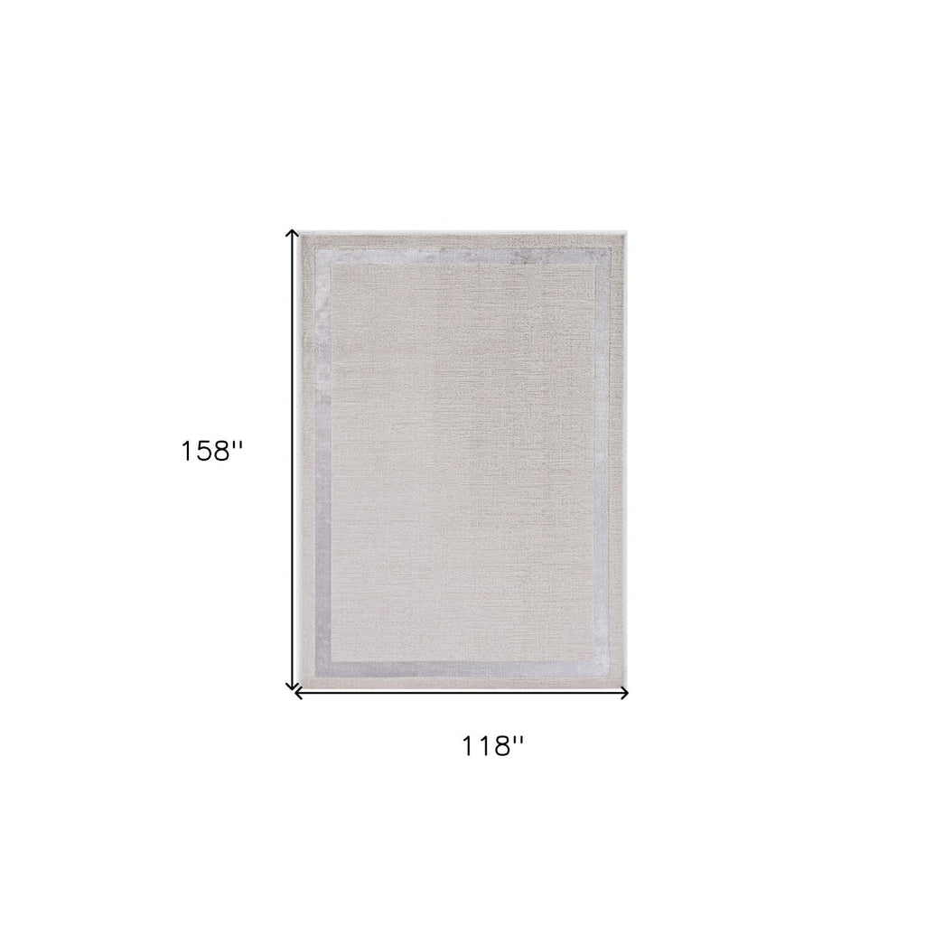 HomeRoots 10' X 13' Ivory Area Rug