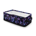 Garucesta Long Storage Bins with Handles Decorative Basket for Organizing Toilet Paper Storage Cube Narrow Foldable Organizer Bi