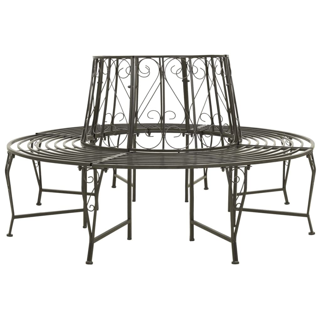 vidaXL Patio Tree Bench - Thumbnail 3