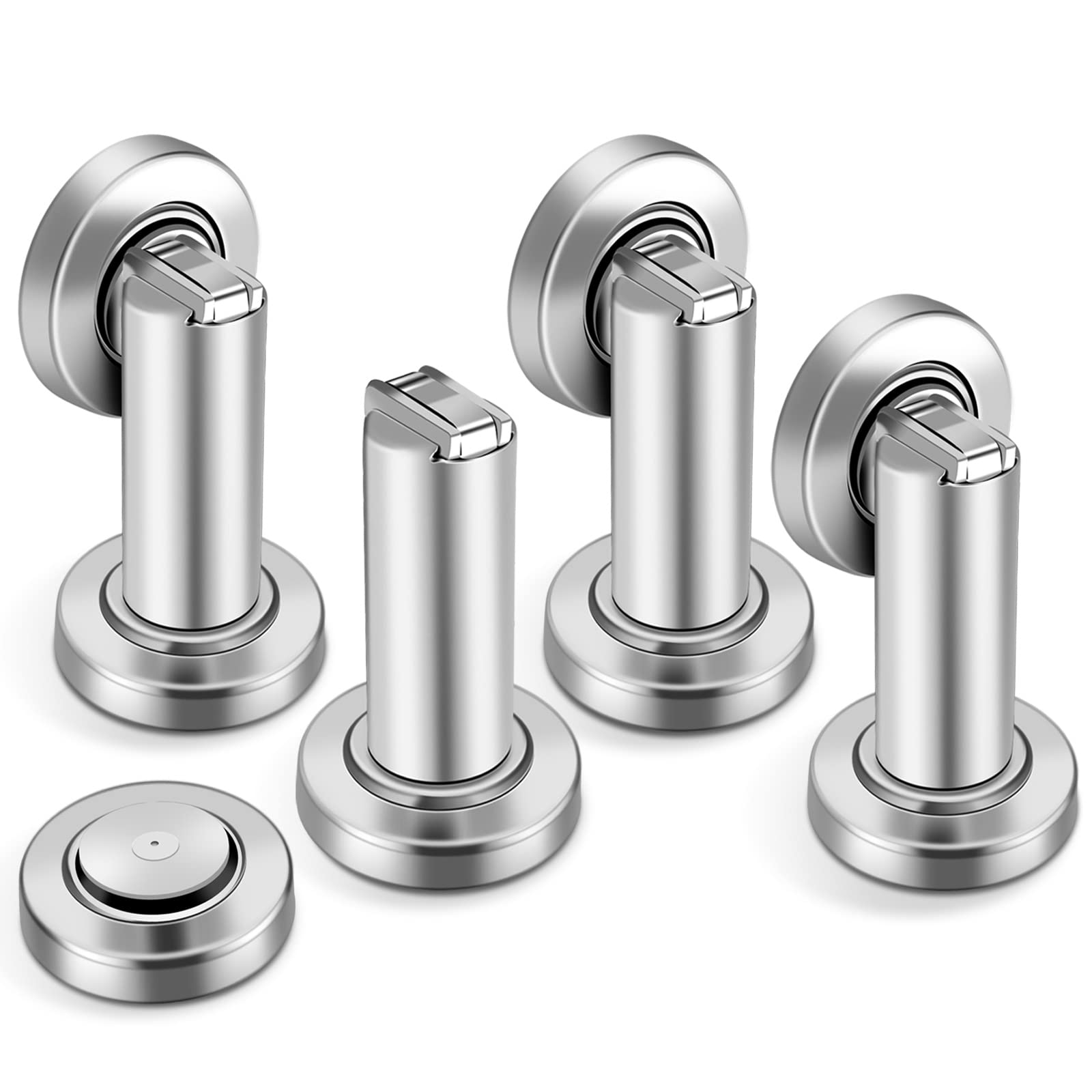 Door Stops, Magnetic Door Stoppers, Heavy Duty Magnetic Door Stop, Stainless Steel Door Catch, Holder Your Door, Brushed Nickel