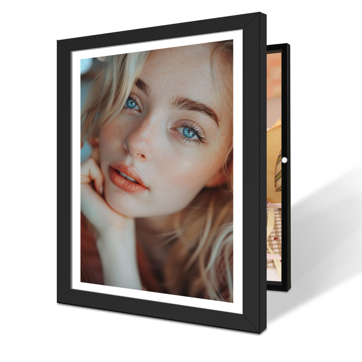 Betionol Picture Frame - Storage Box Type, Special New 12x16 Kid's Art Frame Display 12x16in/30x40cm Diamond Art Pictures or Pai