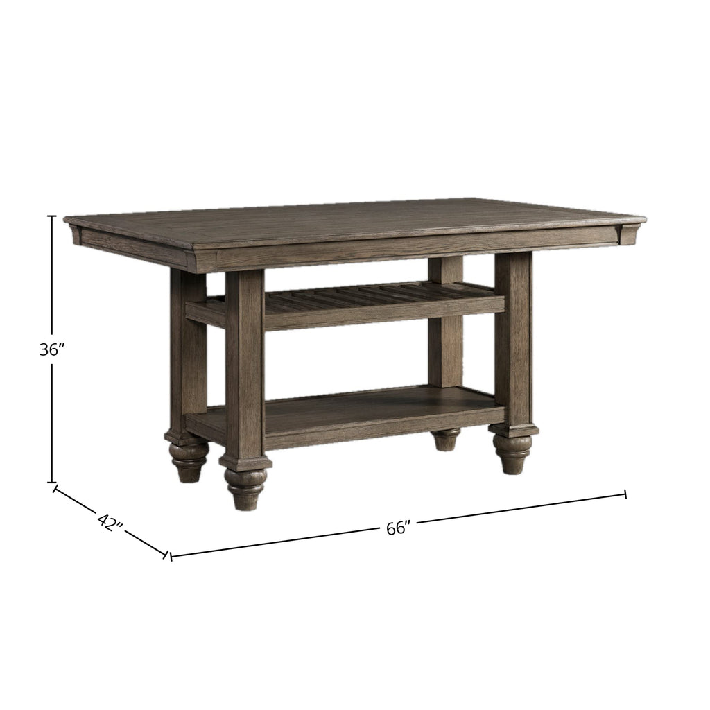 Intercon Balboa Park 66" Wide Counter, Roasted Oak Dining Tables