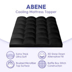 Abene Mattress Topper Full For Back Pain Relief, Extra Thick Mattress Pad Pillowtop, Soft Mattress Protector Cover With 8''-21''