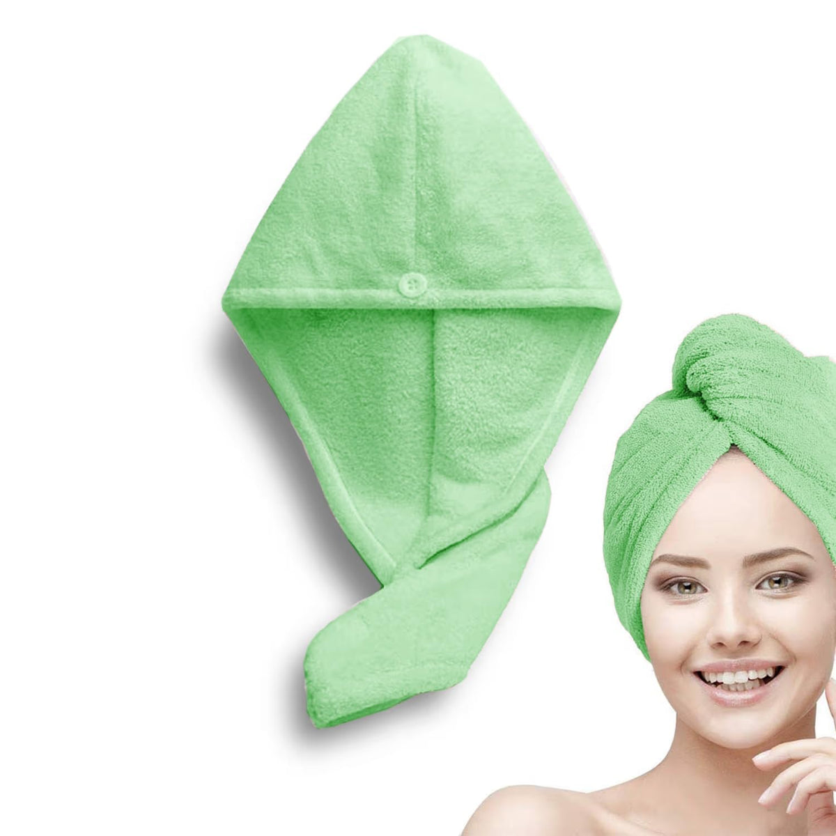 Status Contract Set of 4 Hair Towel Super Absorbent Quick Dry Towel Bathrobe Magic Hair Warp Towel Super QuickDrying Microfiber