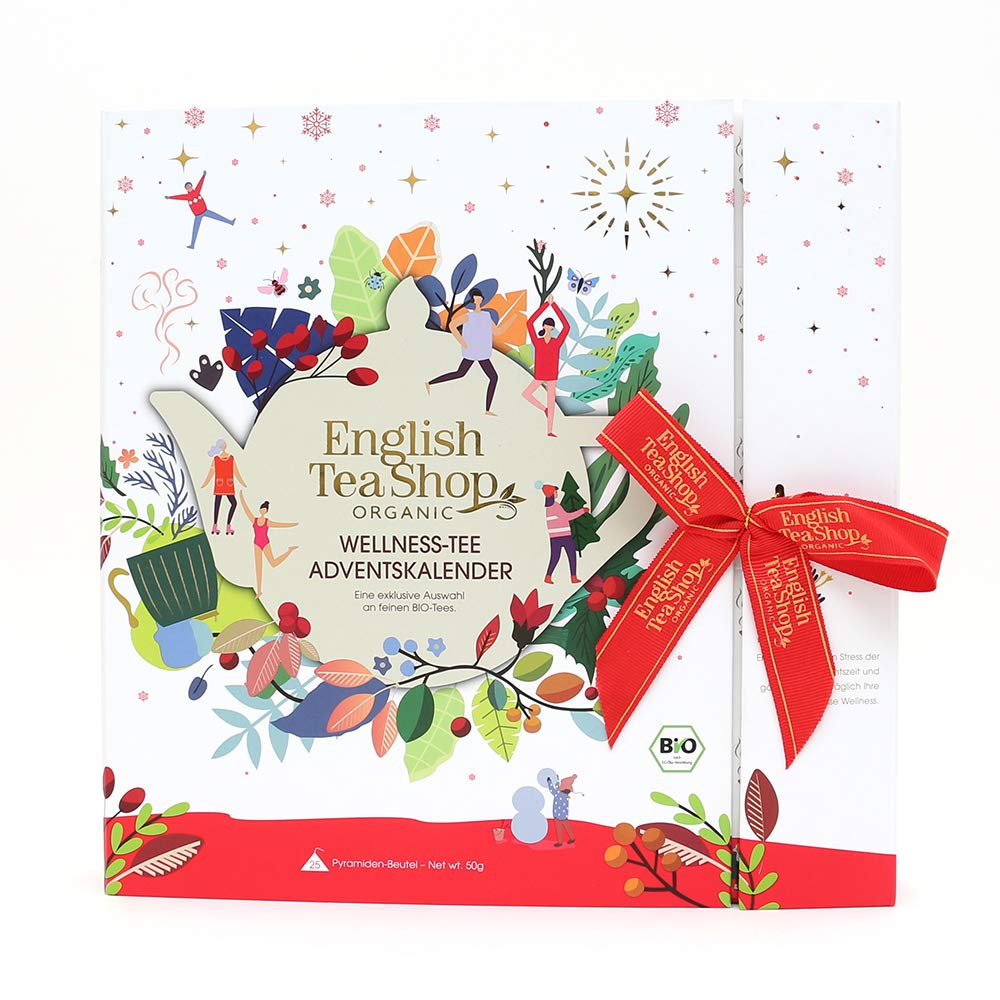 English Tea Shop Organic White Book Advent Calendar