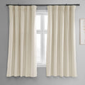 Hpd Half Price Drapes Signature Velvet Thermal Blackout Curtains For Living Room 63 Inch Long (1 Panel) Rod Pocket Insulated Blackout Curtains For Bedroom Window Curtains, 50W X 63L, Porcelain White
