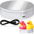 Rotating Display Stand 360 Degree Motorized Rotating Display Spinner Turntable Display Stand with USB Power Cable for Photograph