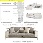 Rosygulls Fuzzy Pet Couch Covers For Sofa,Simple Striped Chenille Anti-Scratch Couch Cover,Chenille Couch Covers For Pet,Chenill