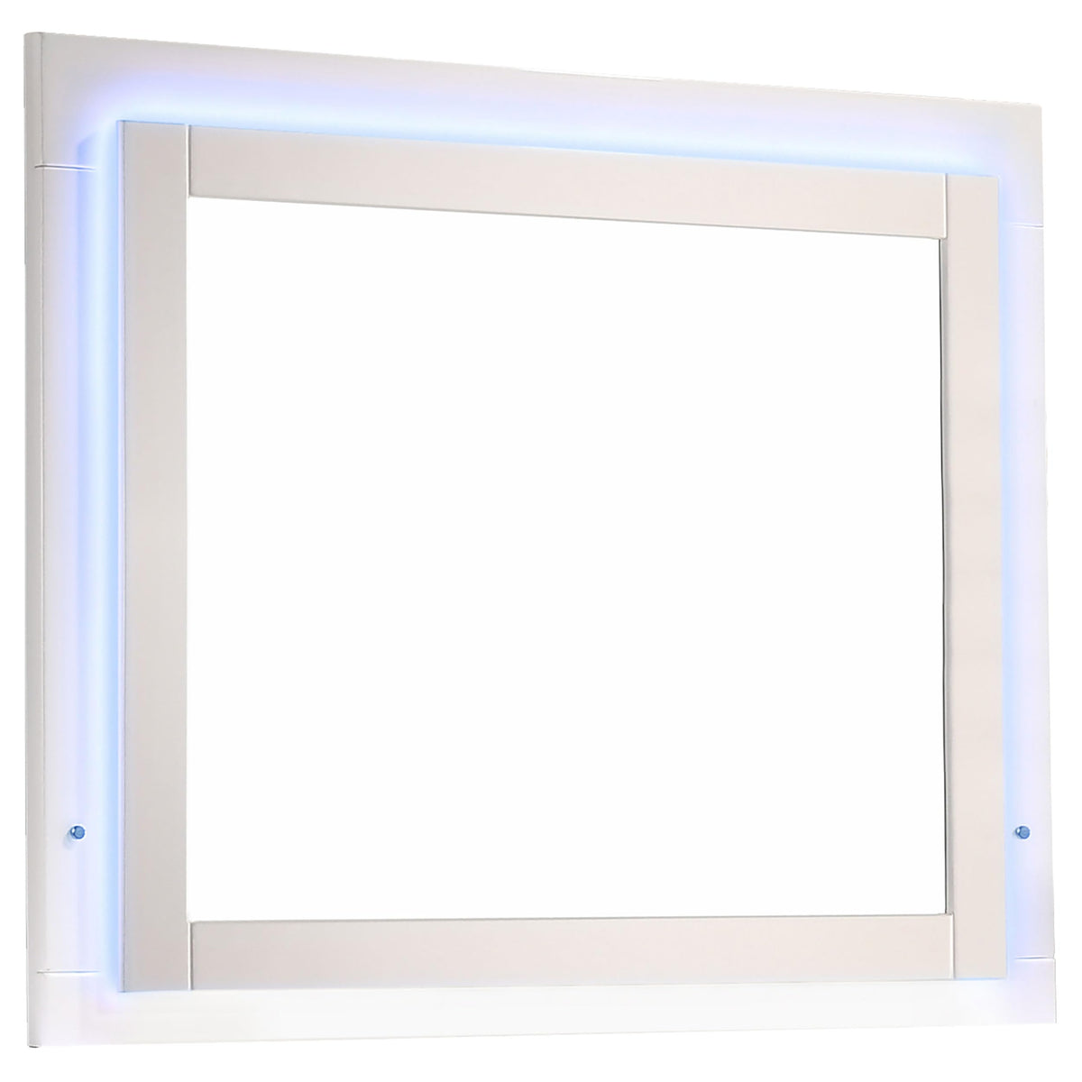 Coaster Felicity Mirror Glossy White With Led Light