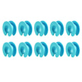 JAGTRADE Clothes Buttons 10pcs Silicone Clothes Hanger Fixed Hook Windproof Hanger Spacer AntiOff Hanger Fixing Hooks for Indoo