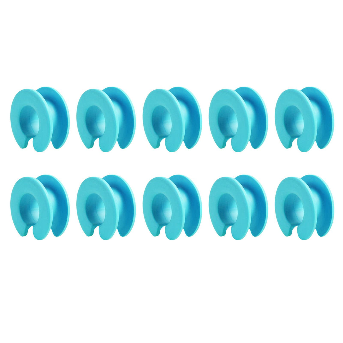 JAGTRADE Clothes Buttons 10pcs Silicone Clothes Hanger Fixed Hook Windproof Hanger Spacer AntiOff Hanger Fixing Hooks for Indoo