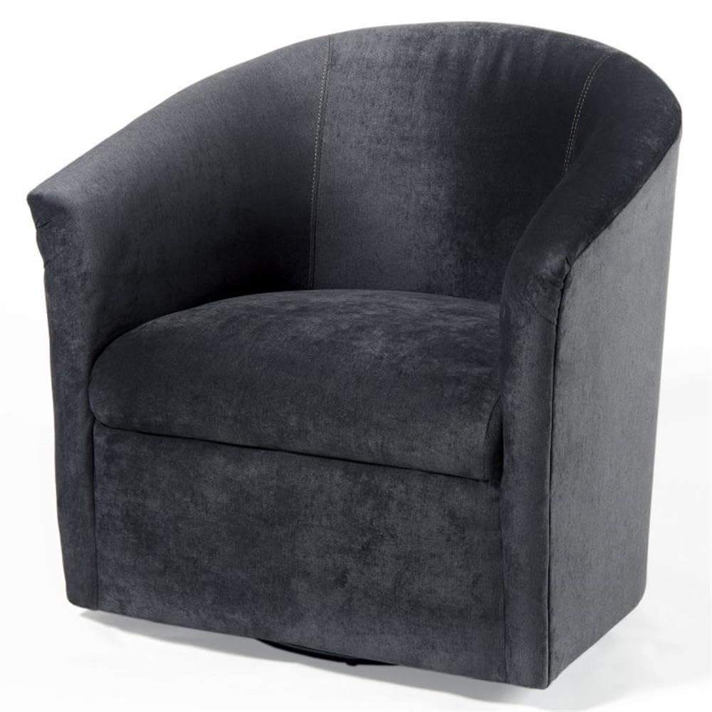 Comfort Pointe Elizabeth Swivel Chair - Charcoal