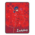 Franco Miraculous: Tales Of Ladybug And Cat Noir Kids Bedding Super Soft Micro Raschel Throw, 46 In X 60 In, (Officially License