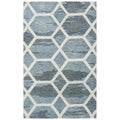 Rizzy Home Alora Decor Honey 8'6"X11'6" Geometric Gray/Ivory Hand-Tufted Area Rug