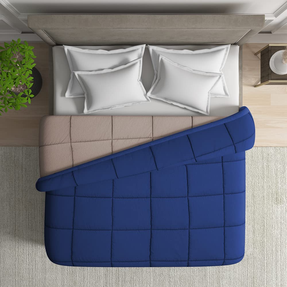 Wakefit Comforter Single Bed | 120 GSM | Quilt AC Blanket for Single Size Bed | Reversible Super Soft Microfiber Blanket | 90x60