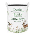 WOJHYBXY Deer Mallard Duck Laundry Basket Foldable with Handles